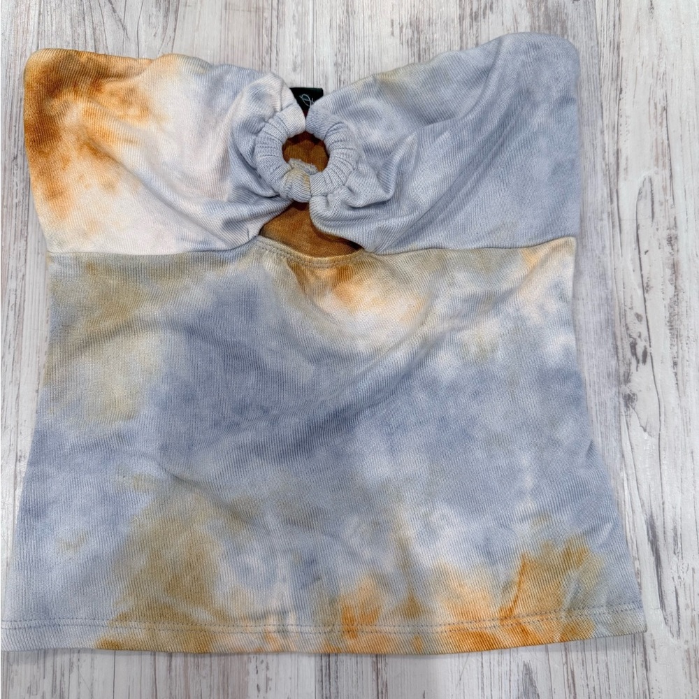 Wild Fable Orange and Gray Top